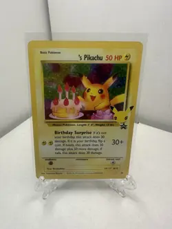 Birthday Pikachu 24/53 Holo Rare 25th Celebrations Classic - Pokemon Card - NM - Image 1