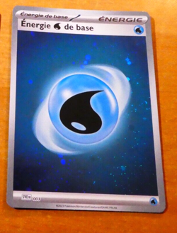 POKEMON 151 CARD HOLO CARTE ENERGIE EAU 003 SVE MEW FR VF JCC MINT 2023 - Image 1