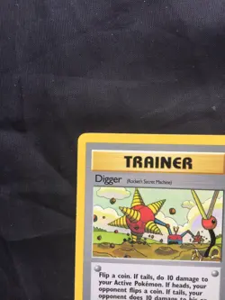 Pokemon Cards: Team Rocket 1st Edition Uncommon: Digger 75/82 - Image 2