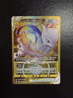 Pokemon Go Mewtwo VSTAR 86/78 Secret Rare TCG Card - NM - Image 2