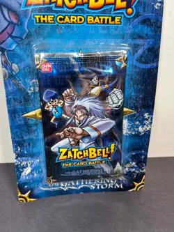 Zatch Bell The Gathering Storm 1st Edition Booster Card Pack 2006 Bandai TCG #2 - Image 2