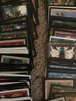 Magic the Gathering VINTAGE Lot 350 Cards Estate As Found Not Searched See Photo - Image 3