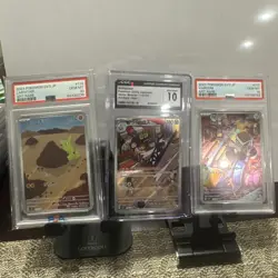 Japanese Art Rare Pokemon Card Grade 10 Slab Lot - Image 1