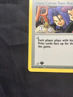 Pokemon Cards: Team Rocket 1st Edition Rare: Here Comes Team Rocket! 71/82 - Image 5