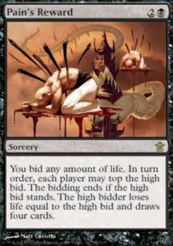 MTG magic cards 1x Pain's Reward Saviors Light Play, English - Image 1