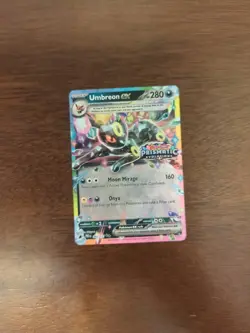 Umbreon EX 060/131 Prismatic Evolutions Stamped Promo Card - Image 1
