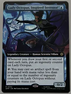 MTG Marvel’s Spider-Man Lady Octopus Legendary Creature RARE REGULAR #0252 - Image 1