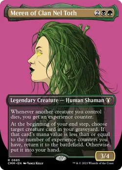 Near Mint x 1 Meren of Clan Nel Toth - Foil - Borderless Commander Masters Varia - Image 1