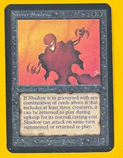 MTG NETHER SHADOW Alpha (OldManMTG 008-165) - Image 1