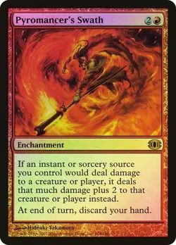 Future Sight MTG FOIL Pyromancer's Swath Magic - Image 1