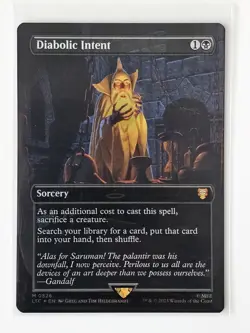 MTG Diabolic Intent M 526 Foil The Lord of the Rings: Tales of Middle-Earth - Image 2