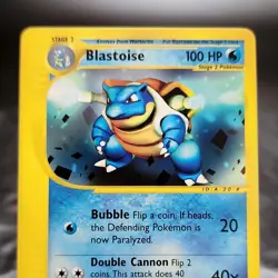 Blastoise 36/165 Expedition Base Set Rare Non Holo Pokemon WOTC e-Reader NM - Image 2
