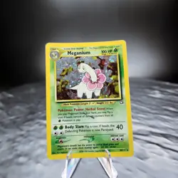 Meganium Neo Genesis Holo Rare 10/111 Pokemon TCG WOTC Vintage HP 2000 ⭐ - Image 1