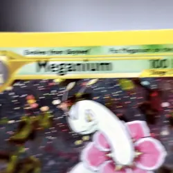 Meganium Neo Genesis Holo Rare 10/111 Pokemon TCG WOTC Vintage HP 2000 ⭐ - Image 3
