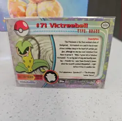 1999 Topps Pokemon TV Animation Series 1 Victreebell #71 Foil - Image 2