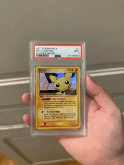 Pokemon Pichu EX Power Keepers Reverse Holo Rare #21 PSA 9 Mint - Image 1