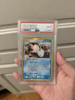 2006 Togetic Pokemon EX Dragon Frontiers #11 Reverse Holo PSA 8 *Stamped* - Image 1