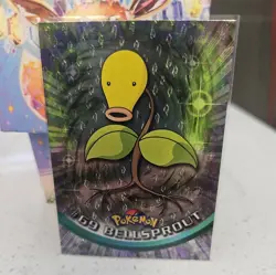 1999 Topps Pokemon TV Animation Series 1 Bellsprout #69 Foil - Image 1