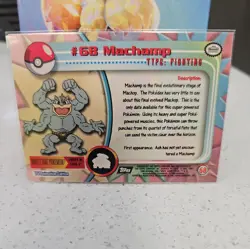 1999 Topps Pokemon TV Animation Series 1 Machamp #68 Foil - Image 2