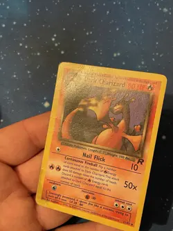 1x 1999-2000 Pokemon DARK CHARIZARD NON HOLO Team Rocket 21/82 WOTC Heavy Played - Image 2