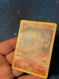 1x 1999-2000 Pokemon DARK CHARIZARD NON HOLO Team Rocket 21/82 WOTC Heavy Played - Image 3