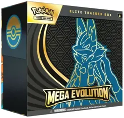 Pokemon TCG Mega Evolution Elite Trainer Box Lucario ETB New Factory Sealed - Image 3