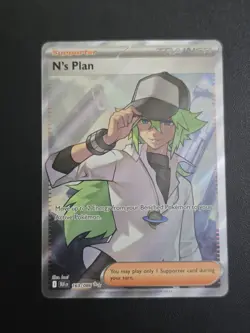 Pokemon TCG N's Plan - Black Bolt 163/086 - English Full Art Trainer - Image 1