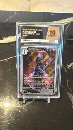 Ceruledge IR 💎ACE 10 Gem Mint💎 197/191 Pokemon Surging Sparks - Image 1