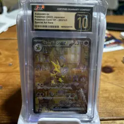 Alakazam Ex Pokemon 2023 Japanese 151 203/165 Special Art Rare CGC PRISTINE 10 - Image 1