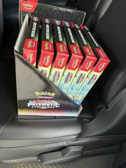 Pokemon TCG PRISMATIC EVOLUTIONS Poster Collection X6 WITH Display Box #5 Read - Image 3