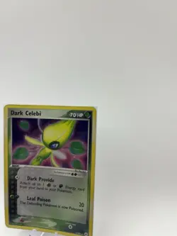 2004 Pokemon EX Hidden Legends Dark Celebi Holo Rare 4/101 - Image 3