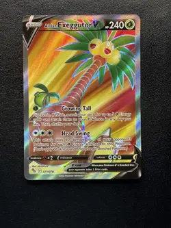 Alolan Exeggutor V 71/78 Pokemon GO Rare Ultra NM - Image 1