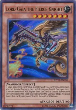 Lord Gaia the Fierce Knight - MVP1-EN050 - Ultra Rare - Unlimited Edition Near M - Image 1