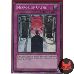 Yugioh Mirror of Oaths TU08-EN005 Super Rare LP - Image 1