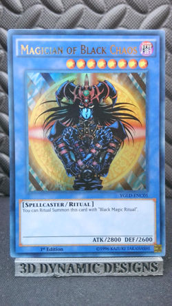 | Yugioh Magician of Black Chaos YGLD-ENC01 1st Edition Ultra Rare NM 🔥 | - Image 1