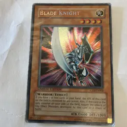 Yu-Gi-Oh! TCG Blade Knight CT1-EN002 Limited Edition Secret - Image 1