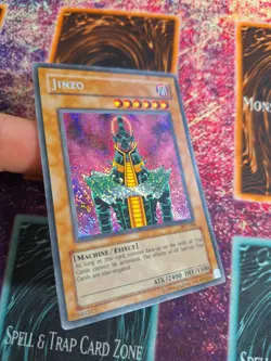 Yu-Gi-Oh! Jinzo Pharaoh's Servant PSV-000 Reverse Secret Rare Misprint LP/MP - Image 2