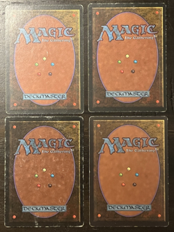 1994 Magic The Gathering Revised Lot of 4 Rare Cards HP-MP Shivan Dragon +3 More - Image 2