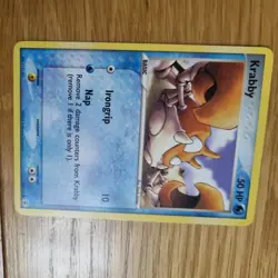 KRABBY 66/112 POKEMON CARD (EX LEAFGREEN & FIRERED SET) - Image 3