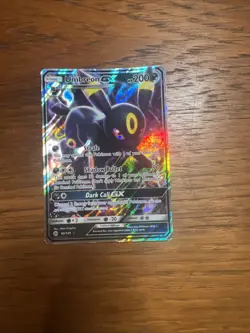 Pokemon Umbreon GX TCG Full Art Ultra Rare Holo Card #80 - Image 1