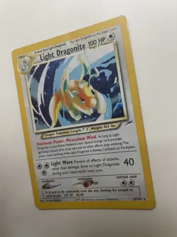 Light Dragonite 14/105 Neo Destiny Holo Rare Pokemon Tcg Card - Image 2