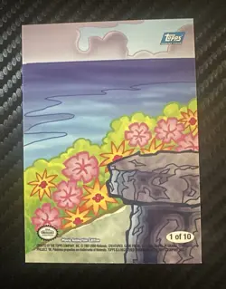 2000 Topps Pokemon Ash Slowking Movie 2000 Sticker Card - 1 of 10 - Image 2