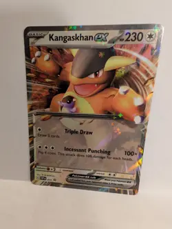 Pokemon Scarlet and Violet Kangaskhan EX Black Star Promo Holo Card 055 - Image 1