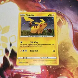 Pikachu SWSH039 SWSH: Sword & Shield Promo Cards Holo with SWIRL VLP - Image 1