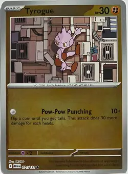 Tyrogue 071/132 | Mega Evolution | Common | Reverse Holo | NM Pokemon Card - Image 1