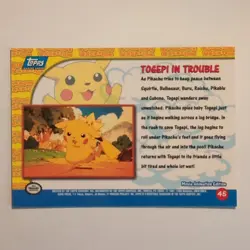 Pokemon Topps - Mewtwo Strikes Back - English - #45 - Scene Card - 1998 - Image 2