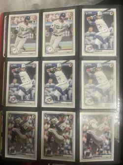 Topps MLB Baseball Cards Binder Lot - Image 1