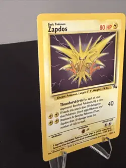Zapdos Fossil Holo Pokemon Card - 1999 WOTC Unlimited 15/62 - Vintage NM/LP - Image 3