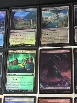 Final Fantasy Magic The Gathering Foil Land Card Lot 27x Cards No Duplicates - Image 3