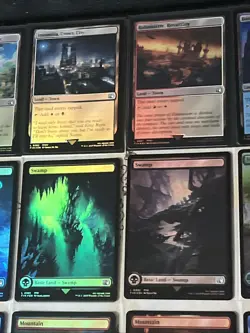 Final Fantasy Magic The Gathering Foil Land Card Lot 27x Cards No Duplicates - Image 4